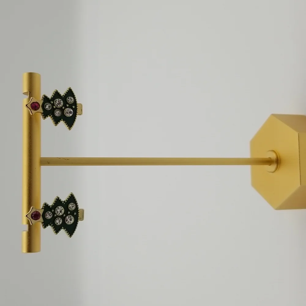 Mini Christmas Tree stud earrings - Picture 2 of 6